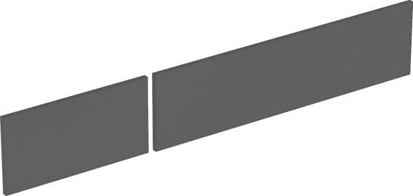 Geberit VariForm Schubladenfront-Set für Waschtisch-Unterschrank, 2 Schubladen, B=135 cm, Weiß Hochglanz