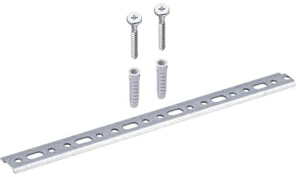 GEBERIT iCon Befestigungsmaterial für Hochschrank B:36cm – Montageset mit Schiene, Schrauben, Dübeln