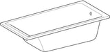 GEBERIT Renova Plan Rechteckbadewanne 170x75x42 cm weiß, Sanitäracryl, 1-Sitzer