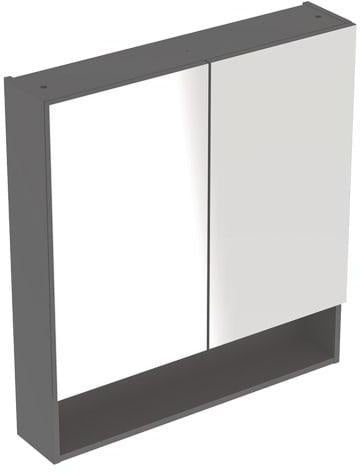 GEBERIT Renova Plan Spiegelschrank 2 Türen 58,8 cm weiß mit Soft-Close