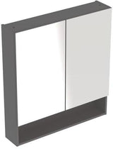 GEBERIT Renova Plan Spiegelschrank 2 Türen 80 cm weiß mit Soft-Close