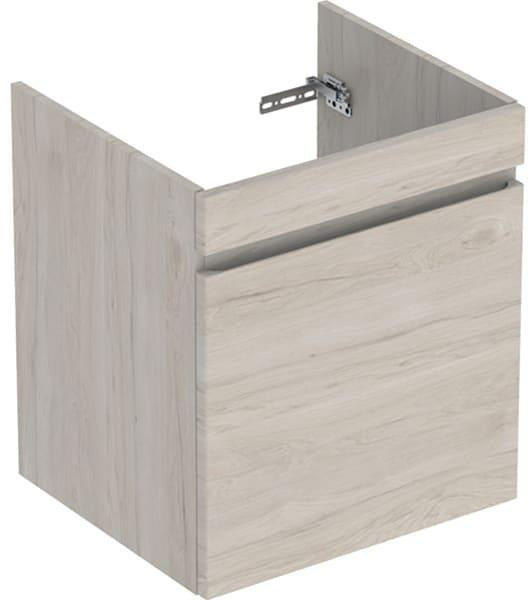 Geberit Renova Plan Unterschrank für Möbelwaschtisch, 1 Schublade, Nussbaum hickory hell, 53,8 cm