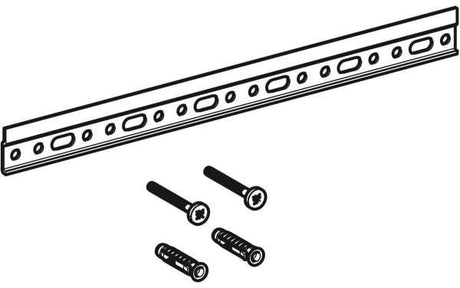 GEBERIT iCon Befestigungsmaterial für Hochschrank B:36cm – Montageset mit Schiene, Schrauben, Dübeln