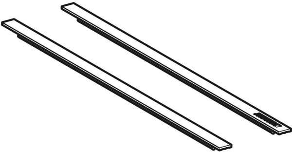 Geberit iCon Deckleisten-Set für Schubladen links und rechts – 2 Profile, 35 cm Tiefe