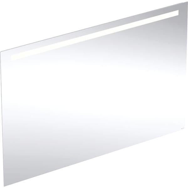 Geberit Option Basic Lichtspiegel eckig 50x70cm mit LED-Beleuchtung oben, Aluminium eloxiert