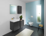Geberit Renova Plan Wand-WC Tiefspüler Rimfree, spülrandlos, weiß