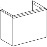 Geberit iCon Unterschrank für Handwaschbecken, 1 Schublade, 52 cm, weiß hochglänzend
