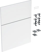 Geberit iCon Schubladenfront Set für Seitenschrank, 45 cm, weiß hochglänzend