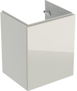 Geberit Acanto Unterschrank für Handwaschbecken, 1 Tür, weiß hochglänzend, 44,5 cm