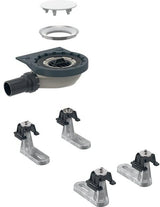 Geberit Duschwannenablauf für Setaplano – Sperrwasserhöhe 30 mm, DN 40, mit 4 Füßen