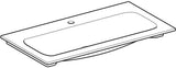 GEBERIT iCon Möbelwaschtisch 90x48 cm mit Hahnloch ohne Überlauf in Weiß