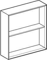 Geberit Regal quadratisch 45x46,7x13,2 cm weiß Hochglanz – Wandhängendes Badregal mit Einlegeboden