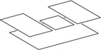 Geberit Xeno2 / Antirutschmatte für Xeno2 US ohne Ausschnitt, Breite WT 60 cm