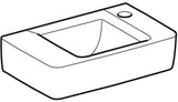 Geberit Renova Compact Handwaschbecken 40x25 cm, Hahnloch rechts, ohne Überlauf, weiß