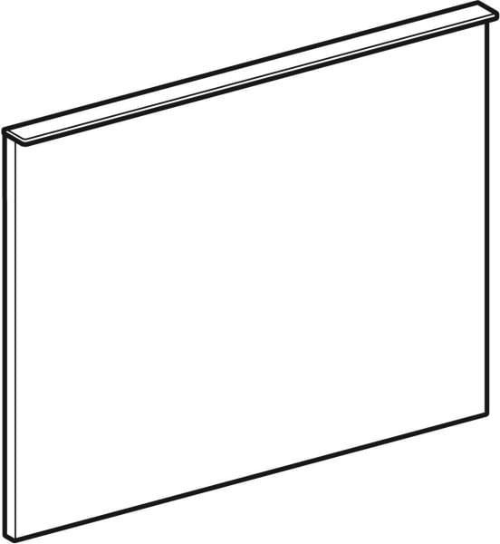 Geberit Renova Plan Schubladenfront für Unterschrank, 75 cm, lava – passgenaue Frontblende