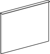 Geberit Renova Plan Schubladenfront für Unterschrank, 75 cm, lava – passgenaue Frontblende
