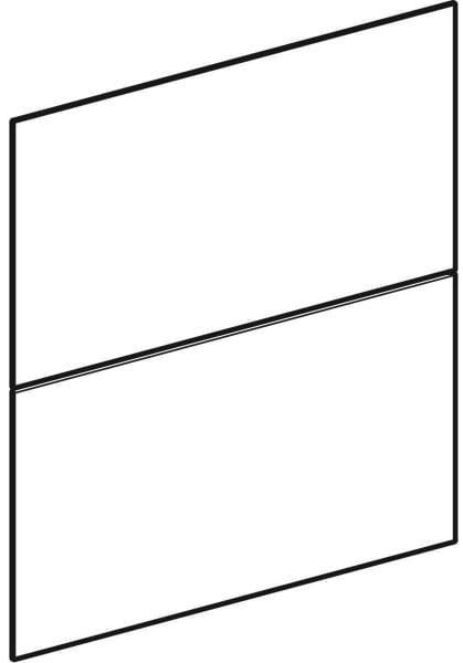 Geberit ONE Schubladenfronten Set für Seitenschrank, 45 cm, lava matt