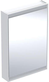 Geberit ONE Spiegelschrank mit ComfortLight, 1 Tür links, 60x90x15 cm, weiß