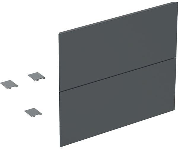 Geberit ONE Set Schubladenfronten für Waschtischunterschrank 90 cm schwarz matt