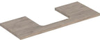 120x3x47cm, Nussbaum hickory