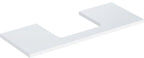 120x3x47cm, weiß hgl.
