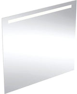 Geberit Option Basic Lichtspiegel eckig 50x70cm mit LED-Beleuchtung oben, Aluminium eloxiert