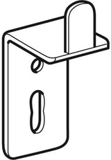 Geberit Befestigungsmaterial für Waschtischunterschrank und Seitenschrank – 6 Schrauben, 2 Platten, 6 Dübel