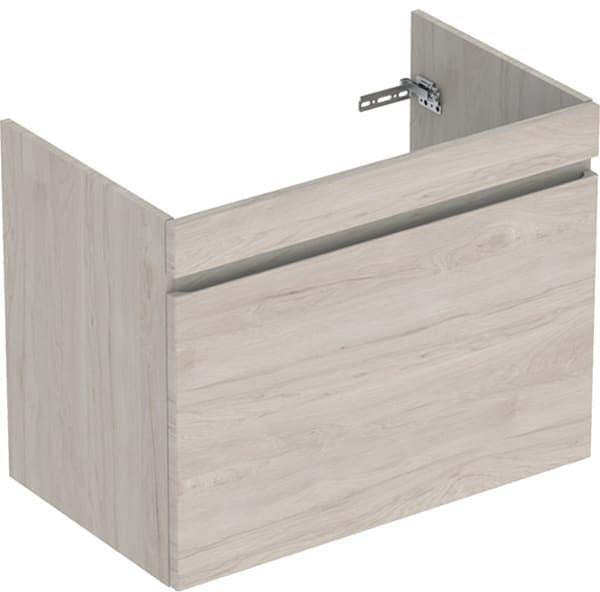 Geberit Renova Plan Unterschrank für Möbelwaschtisch, 1 Schublade, Nussbaum hickory hell, 53,8 cm