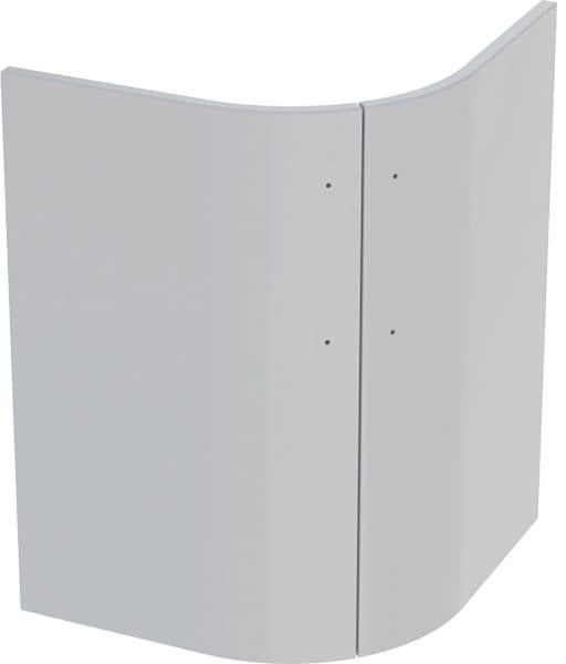 GEBERIT Renova Compact Türen-Set für Eck-HWB-Unterschrank, weiß – passgenaue Badmöbel-Front