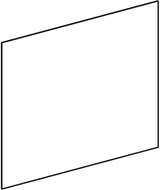 Geberit Acanto Schubladenfront für Unterschrank, Breite 65 cm, Weiß – passgenaue Auszugfront