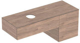 Geberit VariForm Unterschrank für Aufsatzwaschtisch, 135 cm, 3 Schubladen, weiß lackiert matt