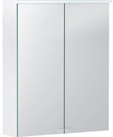 GEBERIT Option Basic Spiegelschrank mit LED-Beleuchtung, 2 Türen, 56 cm, weiß