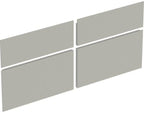 Geberit Xeno2 / Set Schubladenfront für Xeno2 US 2 Schubladen, Breite WT 120 cm, greige