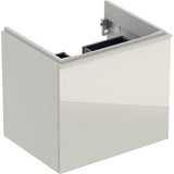 Geberit Acanto Waschtischunterschrank 59,5 cm, 1 Schublade mit Innenschublade, weiß hochglänzend