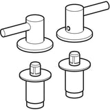 Geberit Set Scharniere für WC-Sitz 500 by Citterio – 2 Stück inkl. Innensechskantschlüssel