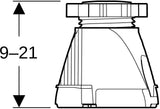 Geberit Set Füße für Duschwanne – 12 Stück, höhenverstellbar, ab 160 cm Länge