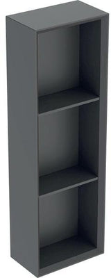Geberit Regal rechteckig 22,5x70x13,2cm, weiß hochglanz – Wandhängendes Badregal mit 2 Einlegeböden