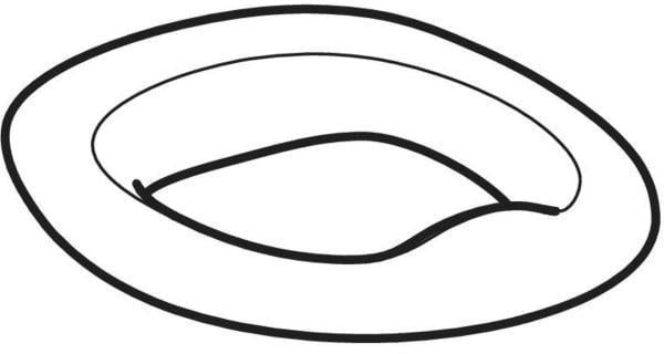 Geberit Bambini WC-Sitzring für Kleinkinder – Karminrot, Rimfree, kinderfreundliches Design