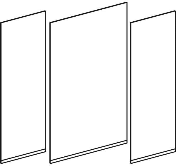Geberit Option Plus Set Türen für Spiegelschrank, Breite 60 cm