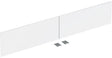 Geberit ONE Schubladenfront-Set für Waschtischunterschrank, 2 Schubladen, weiß hochglänzend, B 135 cm