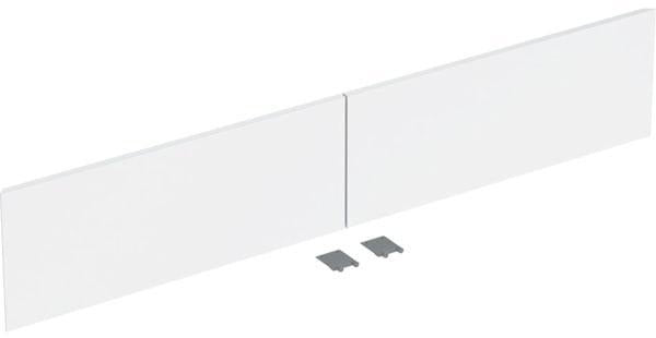 Geberit ONE Schubladenfront-Set für Waschtischunterschrank, 2 Schubladen, weiß hochglänzend, B 135 cm