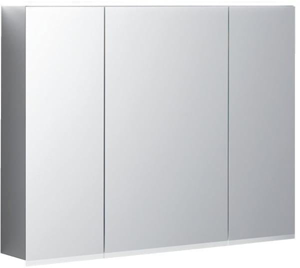 Geberit Option Plus Spiegelschrank mit LED-Beleuchtung, 3 Türen, 90 cm, verspiegelt