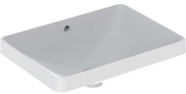 Geberit VariForm Einbauwaschtisch 55x40 cm, weiß, mit Überlauf, KeraTect