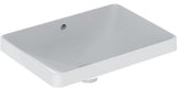 Geberit VariForm Einbauwaschtisch 55x40 cm, weiß, mit Überlauf, KeraTect