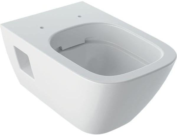 Geberit Renova Plan Wand-WC Tiefspüler Rimfree spülrandlos weiß KeraTect