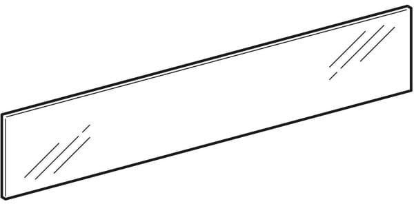 GEBERIT Tür für Spiegelschrank Renova Plan Breite 20 cm – Passgenaue Spiegeltür