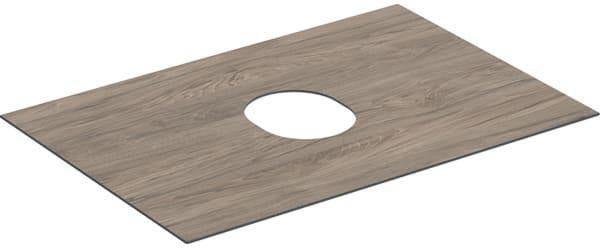 Geberit VariForm Abdeckplatte für Unterschrank mit Schublade, B=75 cm, weiß