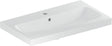 Geberit iCon Light Waschtisch 75x42 cm, verkürzte Ausladung, mit Hahnloch und Überlauf, weiß