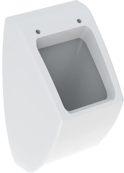 Geberit Pareo Deckelurinal weiß KeraTect – Zulauf hinten, Abgang hinten, 30 cm