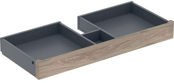 Geberit Renova Plan Innenschublade für Unterschrank MWT, 55 cm, hickory hell – mit Front